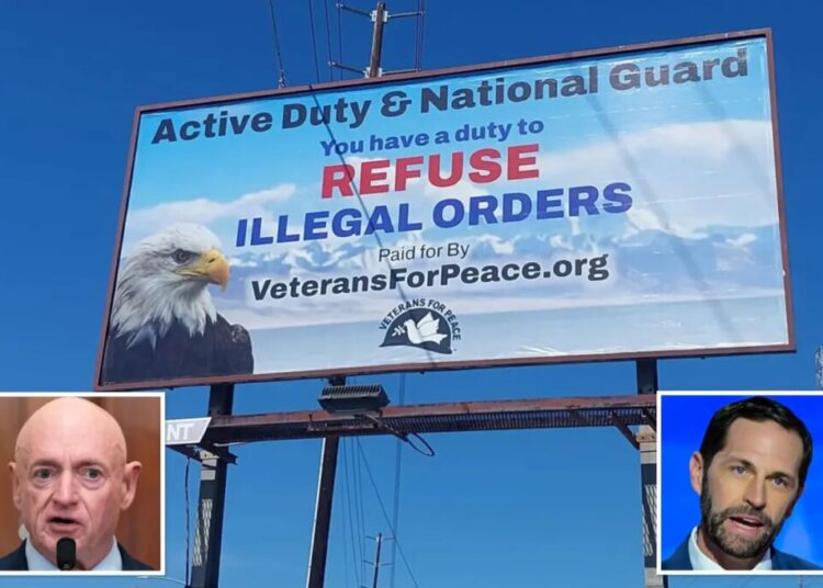 Troops, beware: controversial billboard tells you to disobey orders
