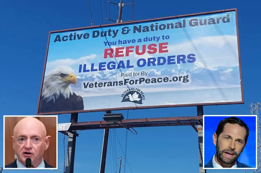 Troops, beware: controversial billboard tells you to disobey orders