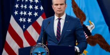 Pentagon bans photographers for ‘unflattering’ photos of Pete Hegseth: report