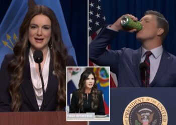 ‘SNL’ roasts Kristi Noem for being ‘reassigned under the bus’ after Trump booted her from DHS top job