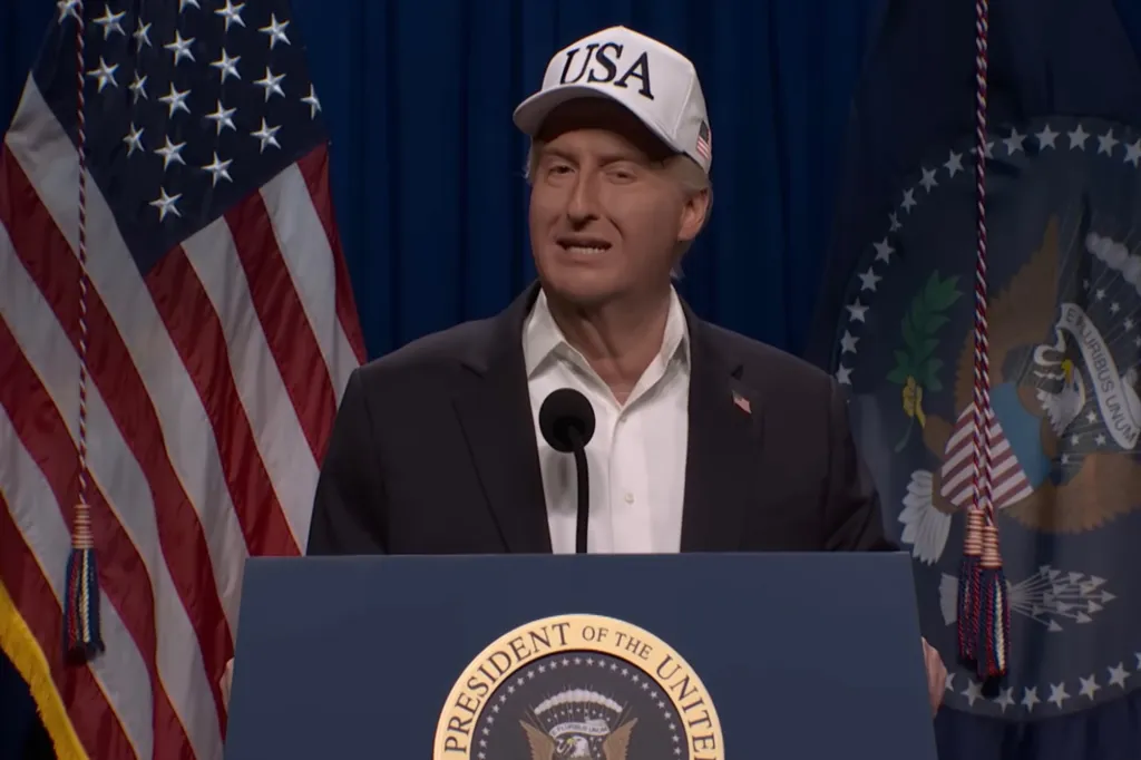 James Austin Johnson appeared in the cold open as Donald Trump