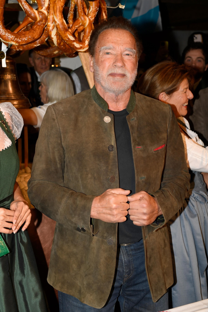 Arnold Schwarzenegger at the 33rd Weißwurstparty for the 86th Hahnenkamm Race.