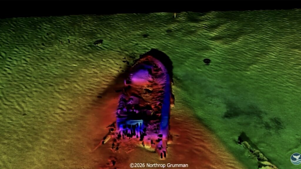 New sonar images are best ever captured of famous Civil War vessel wreck