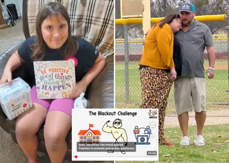 9-year-old girl dies from blackout challenge she saw on social media, as heartbroken parents rip addictive algorithms: ‘Too many kids lost’