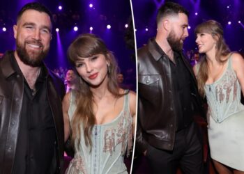 Taylor Swift and Travis Kelce make their awards show debut at iHeartRadio Music Awards 2026