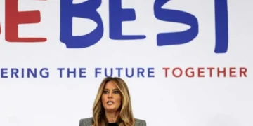 Melania Trump calls global education summit — and only bothers to stay for 7 minutes