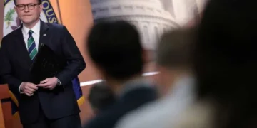 ‘Hollow canard’: Firestorm as Mike Johnson fails to name even one instance of voter fraud