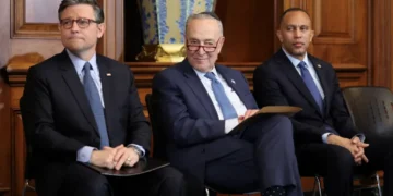 Schumer and Jeffries urged to resign by peace groups