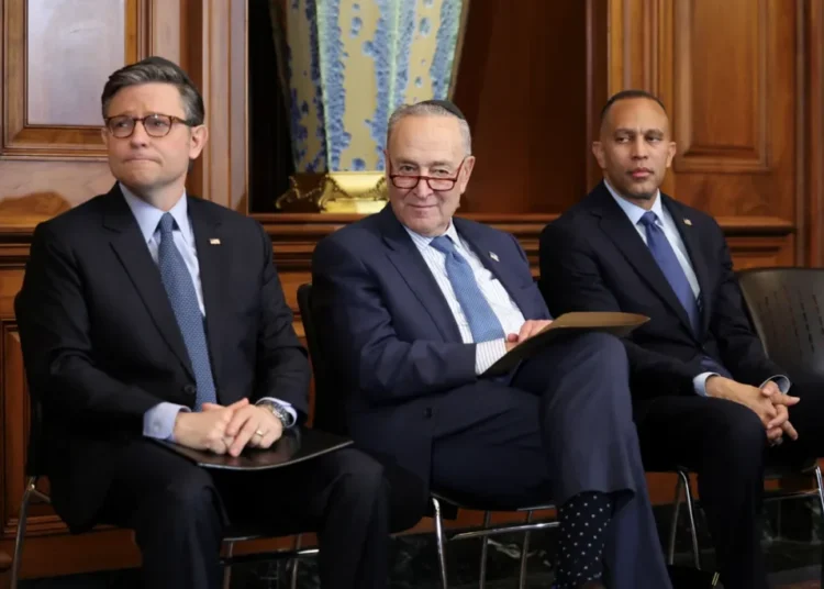 Schumer and Jeffries urged to resign by peace groups