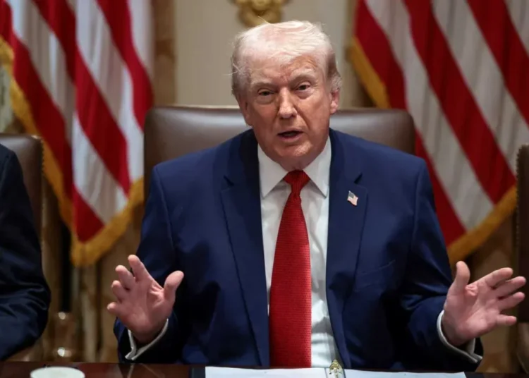 ‘Because I’m president’: Trump struggles to defend casting a mail-in ballot