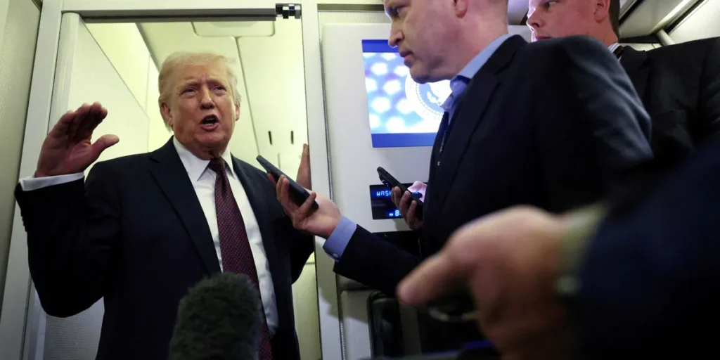 Trump raises eyebrows with response to female reporter asking about Iran deployment