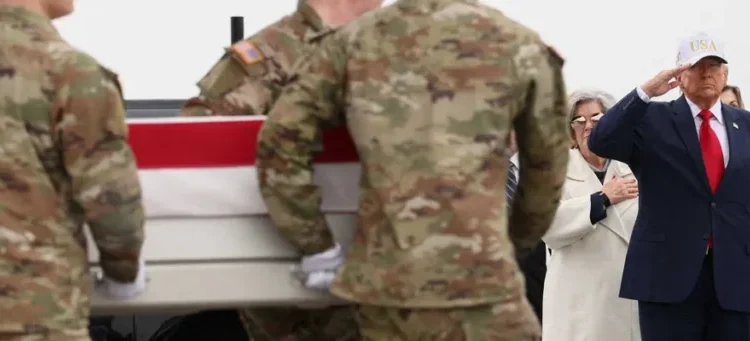 ‘Deeply sick’: Firestorm as Trump fundraising email uses photo from dignified transfer