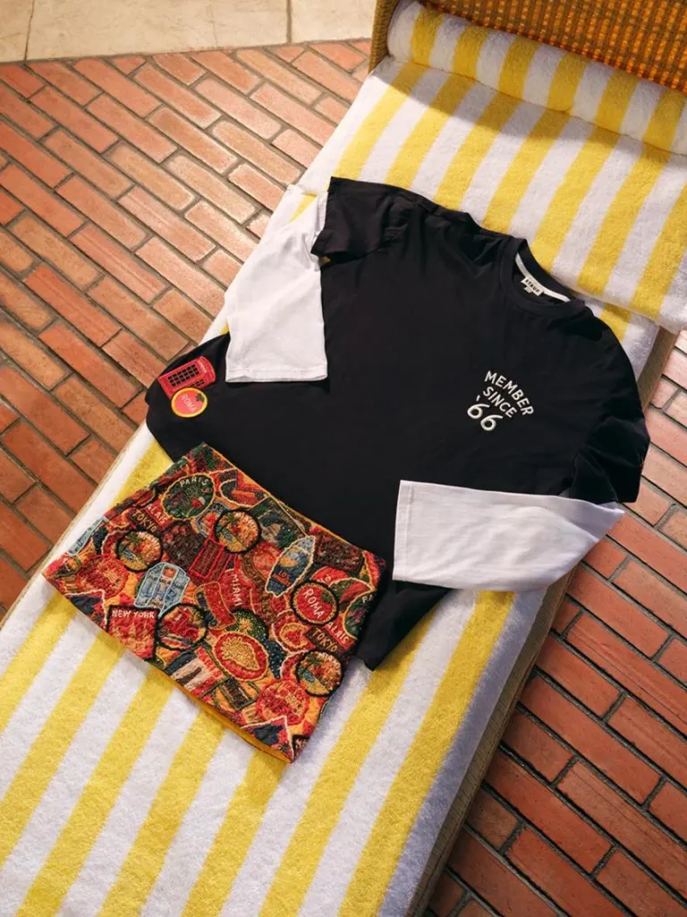 American Express and Staud limited-edition collection to celebrate 60 Years of the Gold Card. Source: American Express