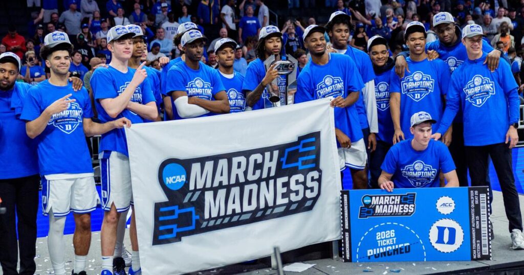 NCAA men’s tournament bracket: Duke, Arizona, Michigan and Florida are No. 1 seeds
