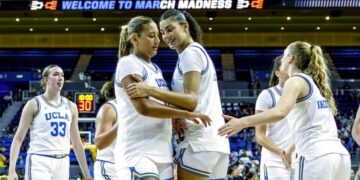 Rare double-doubles: Betts sisters shine during UCLA’s NCAA tournament run