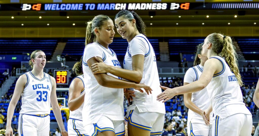 Rare double-doubles: Betts sisters shine during UCLA’s NCAA tournament run