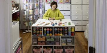 Her whimsical sand art feeds off an endless sense of childlike wonder