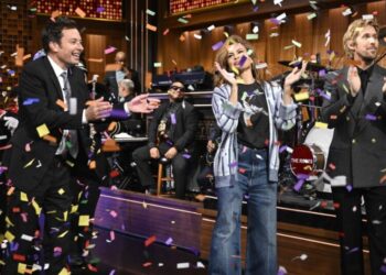 Ryan Gosling lures partner Eva Mendes onto ‘The Tonight Show’ for a public 52nd birthday surprise