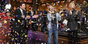 Ryan Gosling lures partner Eva Mendes onto ‘The Tonight Show’ for a public 52nd birthday surprise
