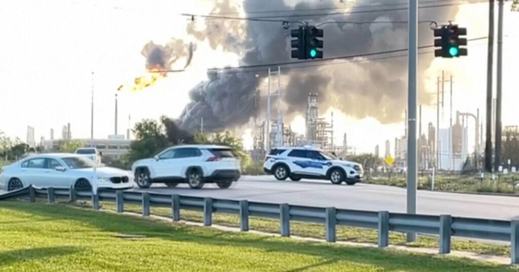 Fire out and shelter-in-place order is lifted after oil refinery explosion near Texas coast