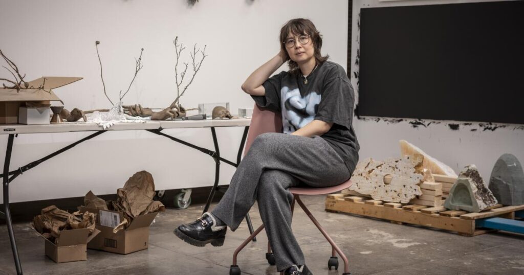 L.A. artists – scathed by fire – dominate New York’s most talked about art show