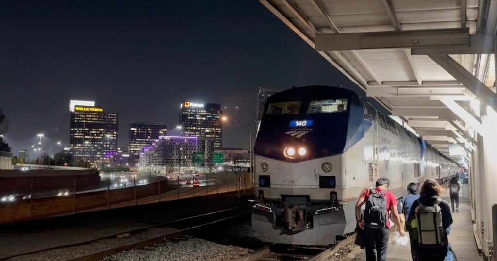 Midnight train from Georgia in a time of shutdown: A view of America from the tracks as airports struggle