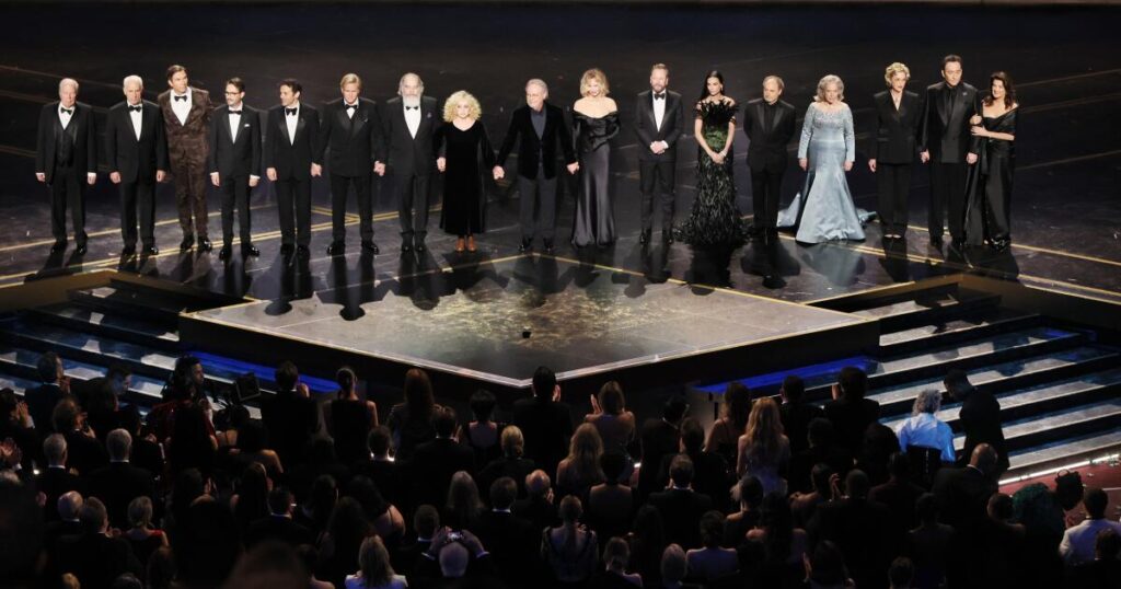 Billy Crystal is joined by stars of Rob Reiner’s biggest films in touching Oscars tribute