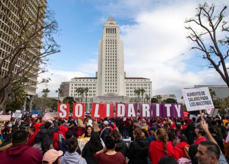 L.A. teachers union widely expected to announce strike date at massive Wednesday rally