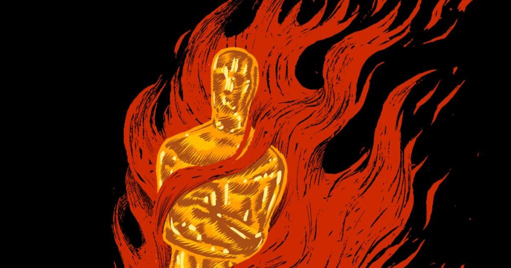 They lost their Oscars in the wildfires. What happens next?