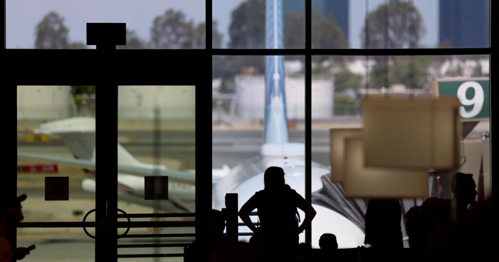 Near miss at O.C. airport as helicopter crosses United jet’s path. ‘Not good,’ controller says