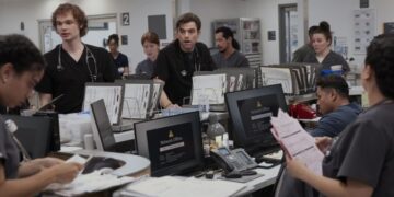 As ‘The Pitt’ suffers a digital meltdown, a human with analog experience saves the day