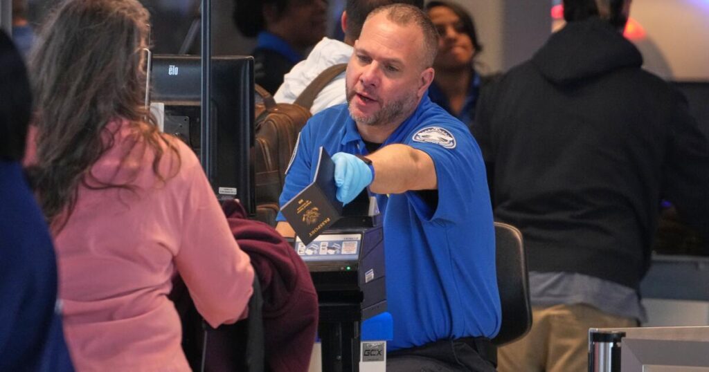 Some wait times at airport bottlenecks are easing with TSA paychecks promised