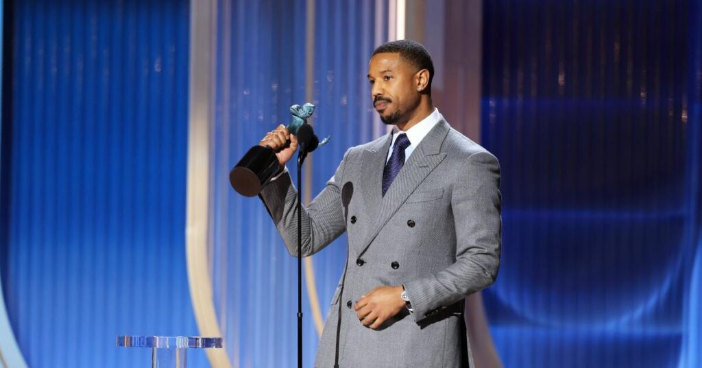 In upset, Michael B. Jordan wins Actor Award for lead actor: ‘What I always wanted’