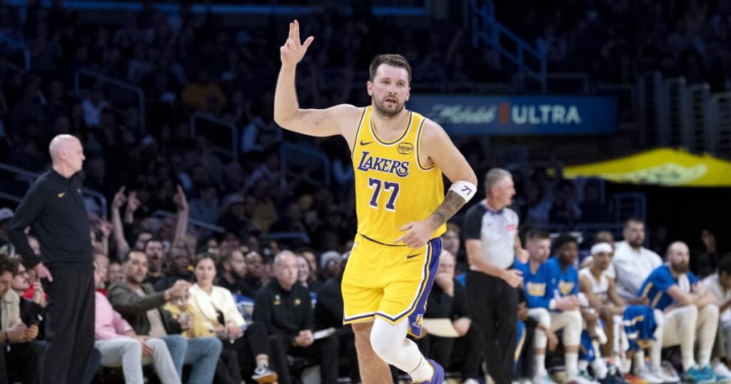 Luka Doncic makes Lakers history with 44-point effort in win over Pacers