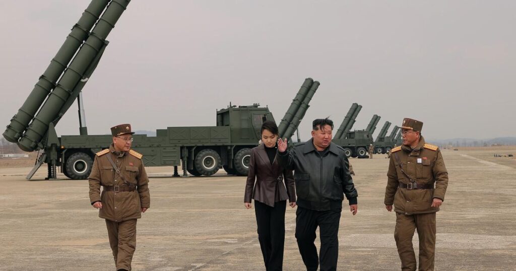 North Korean leader Kim observes test of rocket launch systems