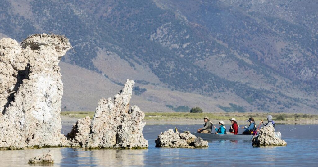 Mono Lake water levels are well below what’s required. Now some want L.A. to tighten its tap