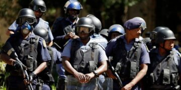South Africa arrests 12 senior police officers on suspicion of corruption
