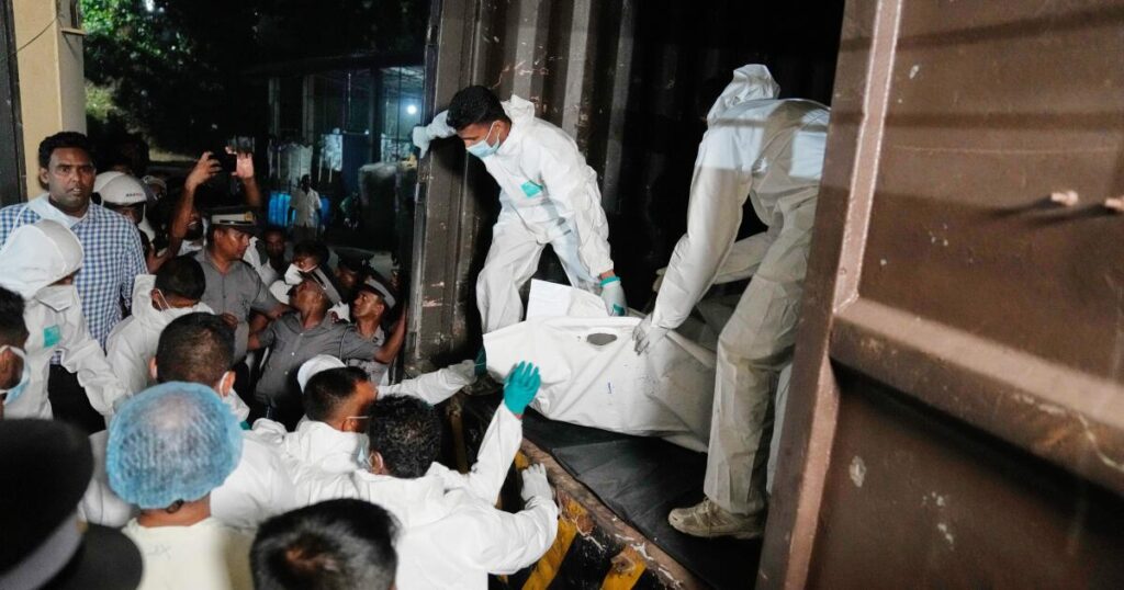 Sri Lanka recovers 87 bodies from Iranian warship sunk off its coast by a U.S. submarine