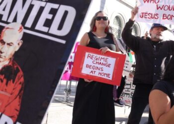 Horrified by the state of the union, he’s an angry protester. But he’s also optimistic