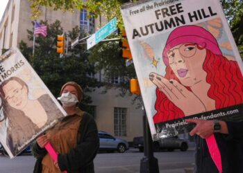 9 accused of antifa ties are convicted — 8 on terror charges —  in shooting at Texas ICE center