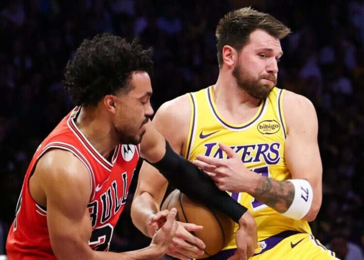 Luka Doncic scores 51 points as surging Lakers rout Bulls in LeBron’s return