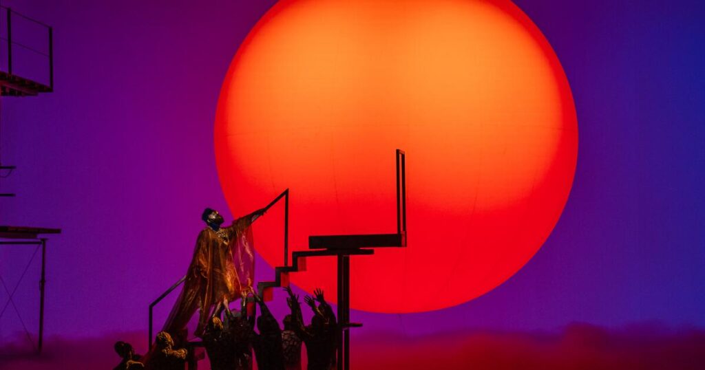 Philip Glass’ ‘Akhnaten’ is back at L.A. Opera, this time with a magnificent John Holiday
