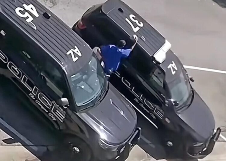 Video shows man enter police vehicle before being found dead days later