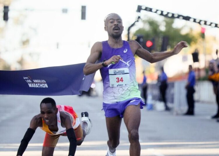 Runners sympathize with L.A. Marathon runner-up led off course, but say fans are vital