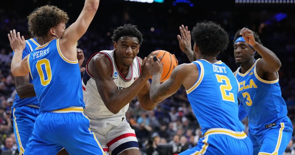 UCLA’s Sweet 16 ambitions thwarted in season-ending loss to Connecticut