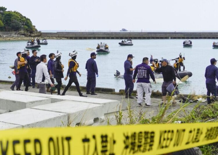 2 dead after 2 boats carrying students capsize off U.S. base construction site in southern Japan