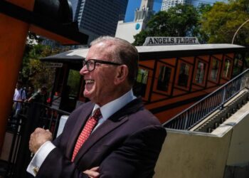 After COVID, raids and other blows, DTLA is hurting. But ‘Mr. Downtown’ believes it will rise again