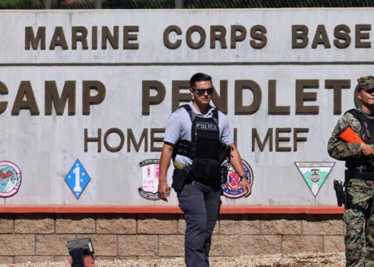 ‘One in a million’ malfunction rained shrapnel onto 5 Freeway near Camp Pendleton, report says