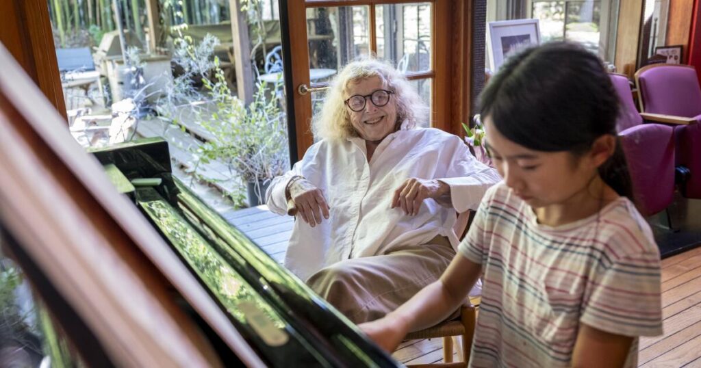 She started teaching music at Santa Monica school in 1971 and can’t leave because ‘it feeds me’