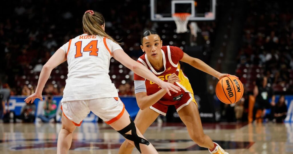 Jazzy Davidson’s huge game delivers USC to thrilling overtime win in NCAA tournament